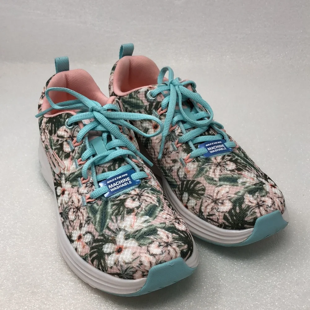 Skechers Sneakers Vapor Foam Floral Spring Bouquet Pink Multi Size 5.5 - Picture 13 of 13